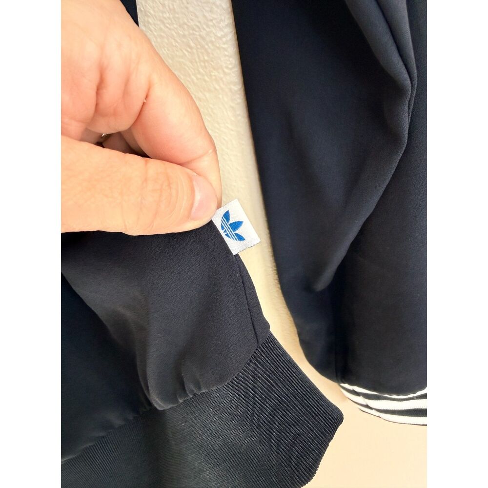 Adidas Originals Navy Blue Trefoil Wind-Shirt / Pullover -‎ Small - Picture 7 of 12